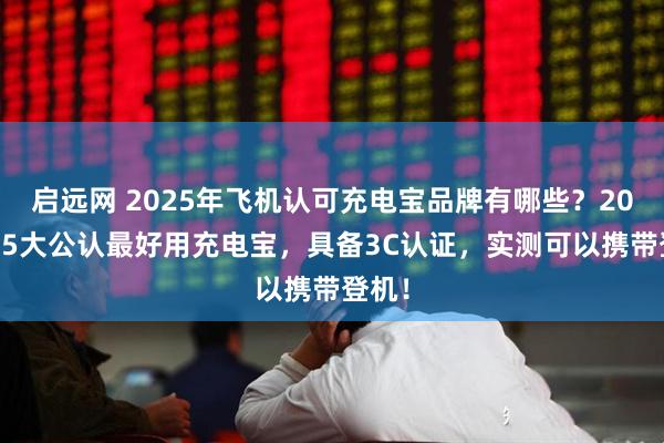 启远网 2025年飞机认可充电宝品牌有哪些？2025年5大公认最好用充电宝，具备3C认证，实测可以携带登机！