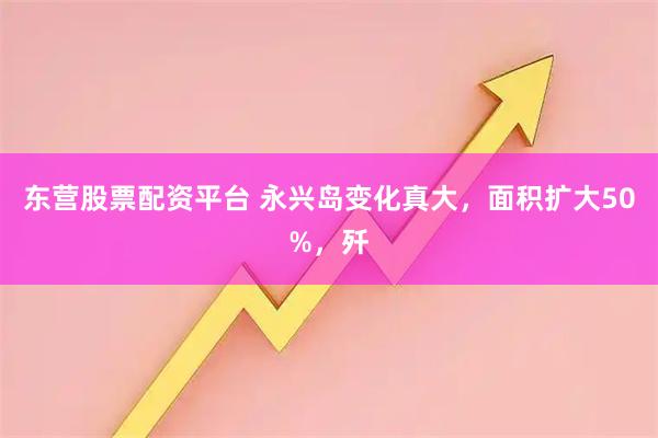 东营股票配资平台 永兴岛变化真大，面积扩大50%，歼